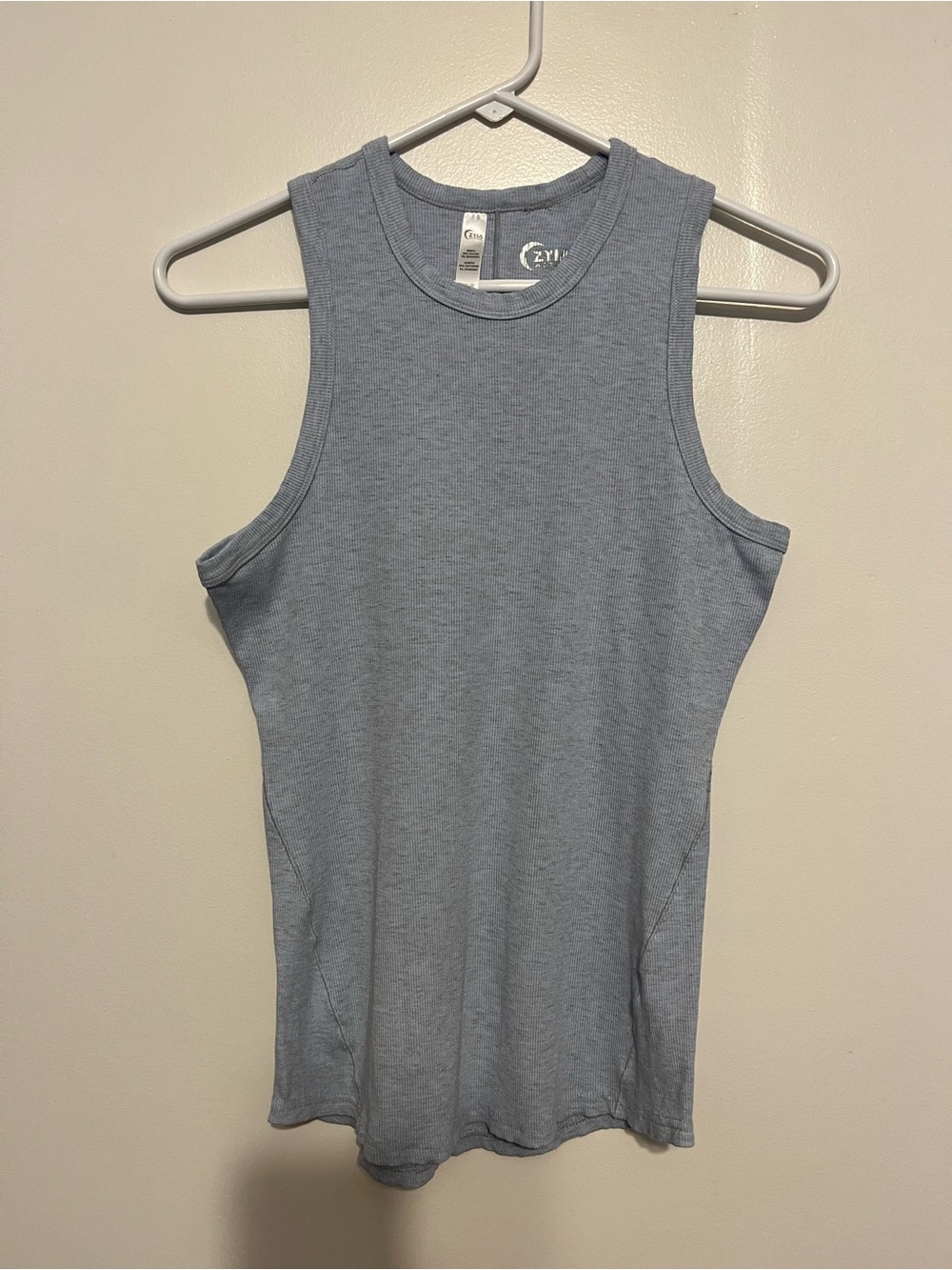 Zyia Active Amara Tank in Heather light blue